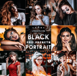 Black Tones Portrait Lightroom Presets