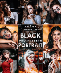 Black Tones Portrait Lightroom Presets