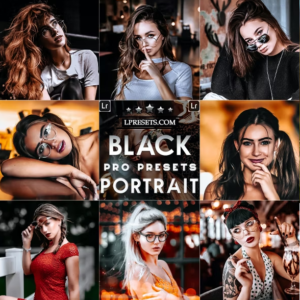 Black Tones Portrait Lightroom Presets