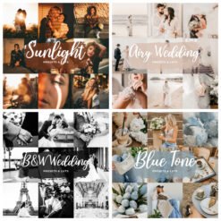 Alternative view of Wedding Bundle Lightroom Presets 225 Presets