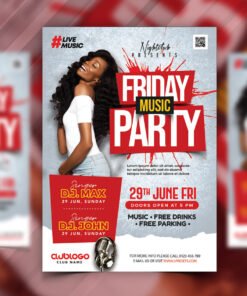 Party Flyer Weekend Club PSD Template