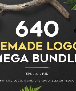Premade Logos Mega Bundle Buy Premade logos for sale 640 Premade Logos Mega Bundle