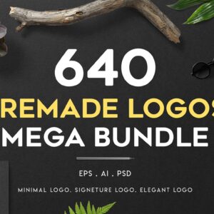 Premade Logos Mega Bundle Buy Premade logos for sale 640 Premade Logos Mega Bundle