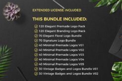Alternative view of Premade Logos Mega Bundle Buy Premade logos for sale 640 Premade Logos Mega Bundle