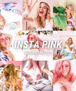 Insta Pink Lightroom Mobile Presets