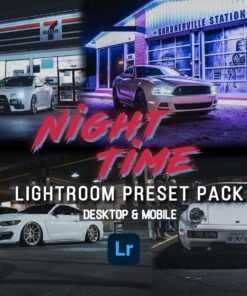 Car Lightroom Preset, Night Time Cars
