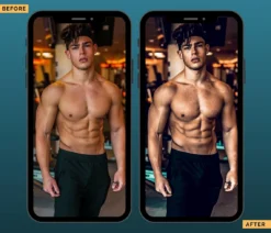 Alternative view of Gym Fitness Lightroom Presets Mobile & Desktop