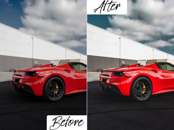 Red Car Lightroom Preset 12 Red Car Presets Mobile & Desktop - Image 6