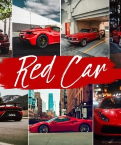 Red Car Lightroom Preset 12 Red Car Presets Mobile & Desktop