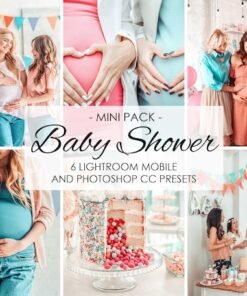 Baby Shower Lightroom Presets Mobile Presets Desktop Presets Family Presets