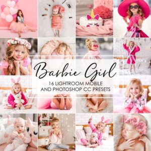 Barbie Girl Presets Baby Lightroom Presets Pink Presets Desktop Presets Mobile Presets