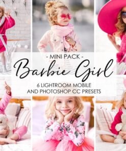 Barbie Girl Lightroom Presets Mobile Presets Pink Presets Desktop Presets
