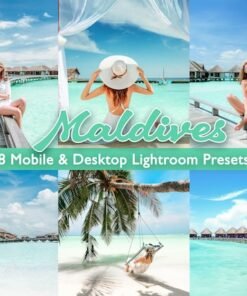 Maldives Lightroom Mobile Presets Desktop Presets Tropical beach