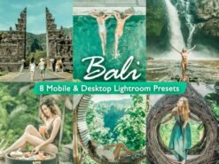 Bali Lightroom Mobile Presets and Desktop Presets Travel tropical preset