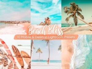 Beach Bliss Lightroom Mobile Presets Desktop Presets lifestyle presets