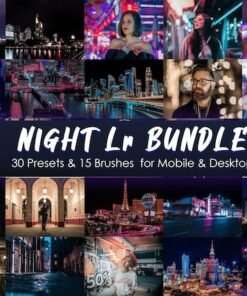 Night Lightroom Mobile Presets Desktop Presets Cinematic Night Presets City Night Presets