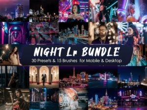 Night Lightroom Mobile Presets Desktop Presets Cinematic Night Presets City Night Presets