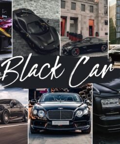 Black Car Lightroom Presets Mobile and Desktop Rich Black Car Preset