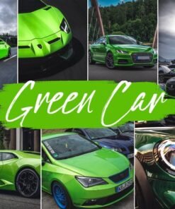 Green Car Lightroom Presets Mobile and Desktop Preset
