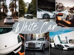 White Car Lightroom Presets Mobile and Desktop White Vehicle Automotive Preset