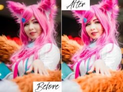 Alternative view of Cosplay Lightroom Presets 12 Cosplay Mobile and Desktop Preset