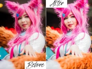 Alternative view of Cosplay Lightroom Presets 12 Cosplay Mobile and Desktop Preset
