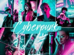 Cyberpunk Presets Mobile and Desktop Neon Night Dark Urban Preset