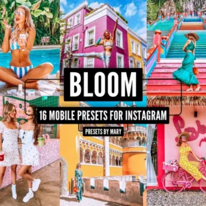 Bloom Travel Blogger Lifestyle Vibrant Instagram Lightroom Presets