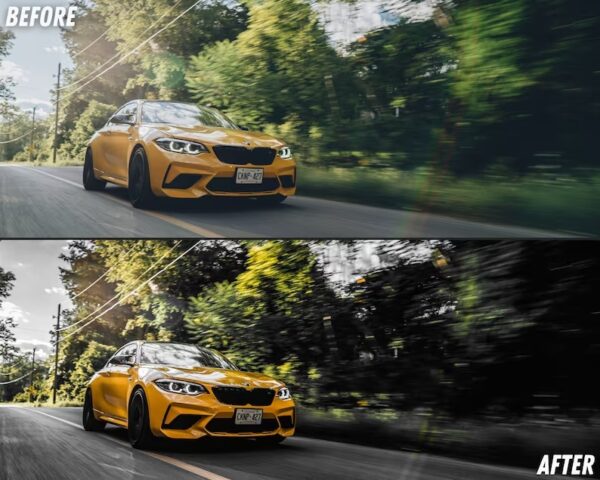 Dark Sharp Edges Car Lightroom Presets Pack - Image 3