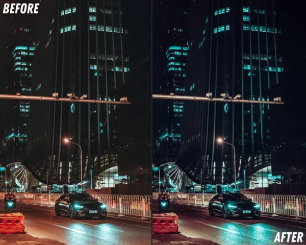 Urban Light Night Car Lightroom Preset Pack - Image 7