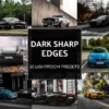 Dark Sharp Edges Car Lightroom Presets Pack