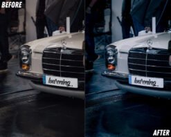 Alternative view of Metro Light Night Car Lightroom Presets (Desktop + Mobile)