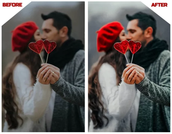 Valentine's Day Desktop & Mobile Lightroom Presets - Image 4