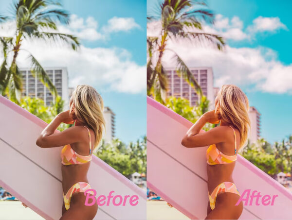 Barbie Bright Pink Lightroom Presets Mobile & Desktop - Image 4