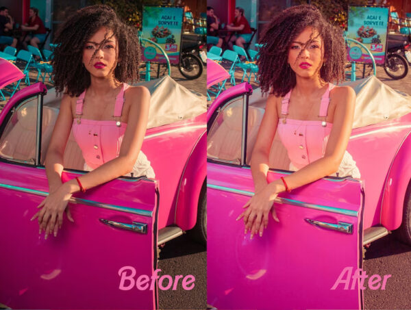 Barbie Bright Pink Lightroom Presets Mobile & Desktop - Image 3