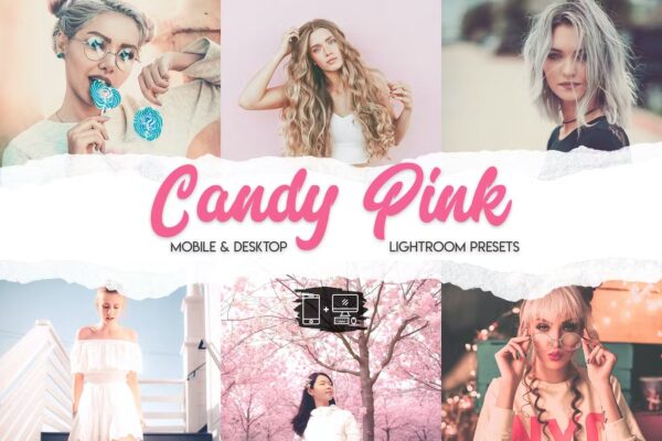 Candy Pink Lightroom Presets Mobile and Desktop Presets