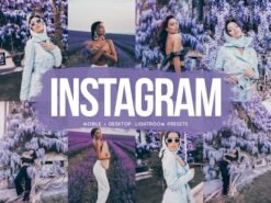 Instagram Lightroom Presets Mobile and Desktop Lavender Filters Blogger Presets