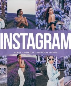 Instagram Lightroom Presets Mobile and Desktop Lavender Filters Blogger Presets