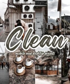 Clean Lightroom Presets Mobile and Desktop Presets Film Instagram Aesthetic Presets