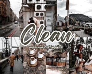 Clean Lightroom Presets Mobile and Desktop Presets Film Instagram Aesthetic Presets