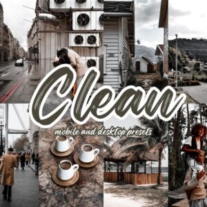 Clean Lightroom Presets Mobile and Desktop Presets Film Instagram Aesthetic Presets