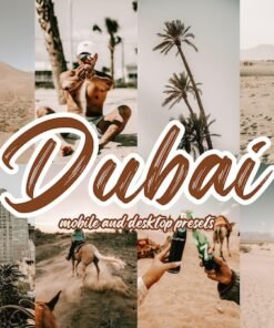 Dubai Lightroom Presets Mobile and Desktop Desert Brown Filters Presets