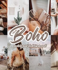 Boho Lightroom Presets Mobile and Desktop Beige Instagram Aesthetic Presets