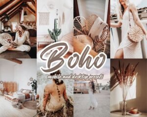 Boho Lightroom Presets Mobile and Desktop Beige Instagram Aesthetic Presets