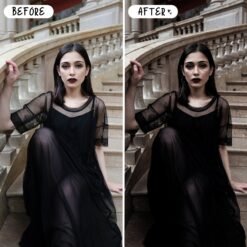 Alternative view of 10 GOTHIC Mobile LIGHTROOM Presets, Aesthetic Presets, Dark Presets, Moody Presets Academia Presets