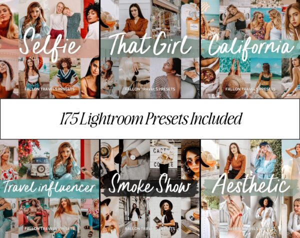 175+ INFLUENCER Bundle Lightroom Presets Natural Aesthetic Lifestyle Photo Editing Instagram Filter - Image 3