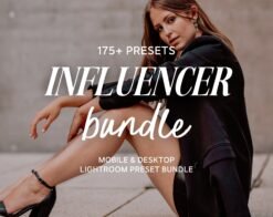 175+ INFLUENCER Bundle Lightroom Presets Natural Aesthetic Lifestyle Photo Editing Instagram Filter