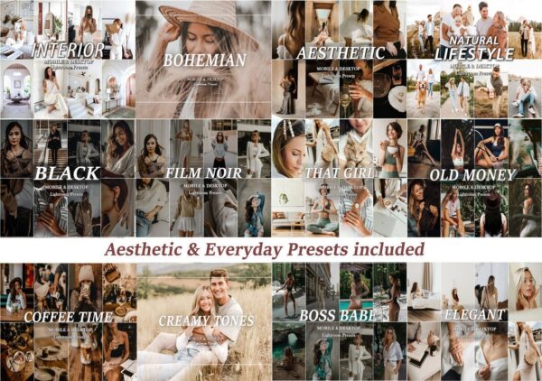 Lightroom Presets Bundle 6000+ Summer Presets Mobile Preset, Creamy Preset, Bohemian Vintage Preset, Film Preset, Natural Instagram Filter - Image 5