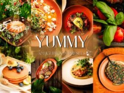 YUMMY FOOD Mobile LIGHTROOM Presets Vibrant and Bright Preset