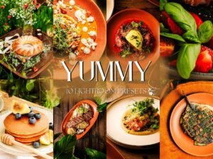 YUMMY FOOD Mobile LIGHTROOM Presets Vibrant and Bright Preset